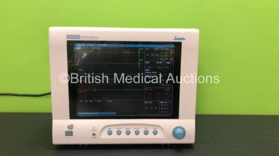 Mindray PM-9000 Patient Monitor Including ECG, NIBP, SpO2, IBP1, IBP2, T1 and T2 Options (Powers Up with Missing Printer Cover-See Photo) *W33H0455IO*