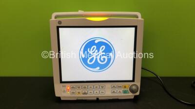 GE B40 Patient Monitor Including ECG, NIBP, SpO2, T1 and T2 Options *Mfd 02-2014* (Powers Up) *SJF14080888WA*