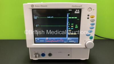 Datex Ohmeda Cardiocap 5 Anaesthesia Monitor Including SpO2, ECG, T1 and NIBP Options *Mfd 09-2005* (Powers Up) * 6049604*