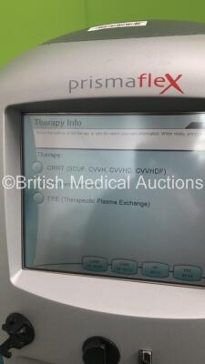 3 x Gambro Prismaflex Dialysis Machines Software Version 6.10 Running Hours 12305 / 17332 / 09425 with 3 x Barkey Control Units (All Power Up) * SN PA0271 / PA1609 / PA1610 * - 11