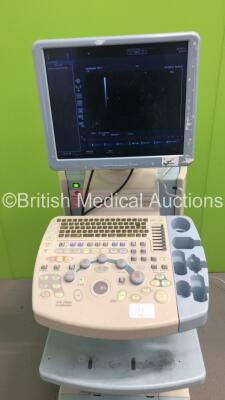 Hitachi EUB-7500A Flat Screen Ultrasound Scanner *S/N KE15954902* **Mfd 2009** (Powers Up - Mark and Scuffs to Trims and Panels - See Pictures) - 2