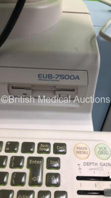 Hitachi EUB-7500A Flat Screen Ultrasound Scanner *S/N KE15954902* **Mfd 2009** (Powers Up - Mark and Scuffs to Trims and Panels - See Pictures) - 6