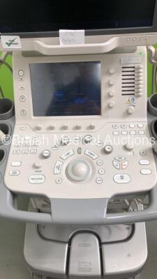 Toshiba Aplio 500 TUS-A500 Flat Screen Ultrasound Scanner *S/N T1F1485553* **Mfd 08/2014** Software Version AB_V4.00*R316 with 3 x Transducers / Probes (PVT-674BT *Mfd 05/2014* / PVT-375BT *Mfd 07/2018* and PVT-661VT *Mfd 12/2012*) and Sony UP-D897 Digita - 3
