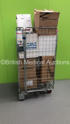 Cage of Consumables Including Frontier Medical Repose Hand Pumps and Fresenius Flow Fusor Two Bottle T.U.R Sets (Cage Not Included) - 2