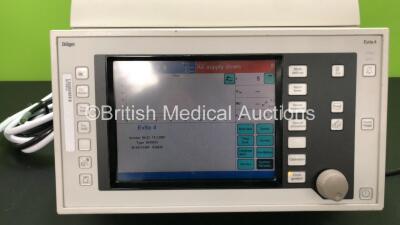 Drager Evita 4 Ventilator Type 8419415 Software Version 04.22 with Hoses-Running Hours 82603 *Mfd 2006 S/N ARXA-0294* - 2