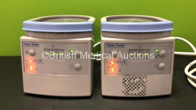 2 x Fisher & Paykel MR850AEK Respiratory Humidifiers (Both Power Up) *S/N 080320008016 / 05120901534*