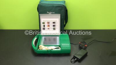 Bardscan IIs Ref PA-00262 Bladder Scanner with 1 x Probe, 1 x Battery and 1 x AC Power Supply in Carry Bag (Both Power Up)