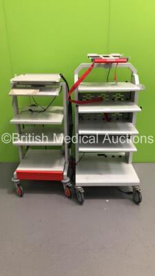1 x Pentax Stack Trolley and 1 x Stryker Stack Trolley