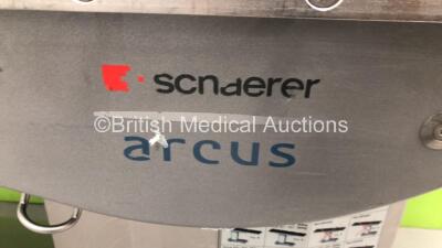 Schaerer Arcus Electric Operating Table with Controller and Cushions (Powers Up) *S/N 2008040* - 3