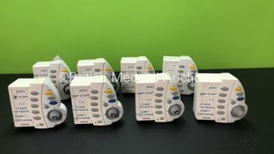 8 x Philips M8026-60002 Monitor Remote Keypads (All with Missing Dials-See Photos)