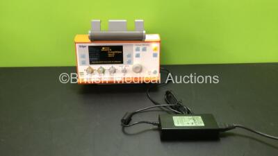 Drager Oxylog 2000 Plus Transport Ventilator *Mfd 2015* Software Version 1.05 with 1 x AC Power Supply (Powers Up) *SN ASHF-0023 - FS0111972*