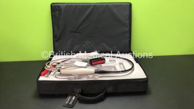 Philips 21364A 5.0 / 3.7 MHz Ultrasound Transducer / Probe in Carry Case