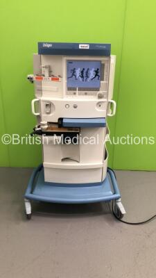 Drager Primus Anaesthesia Machine Software Version 4.50.00 - Running Hours Mixer 28848 Ventilator 13961 with Hoses (Powers Up)