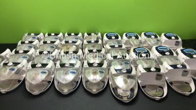 12 x ResMed Escape II CPAP Units with 29 x ResMed H4i Humidifier Units and 1 x AC Power Supplies (All Power Up)