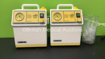 2 x SAM 12 Suction Units with 1 x Cup (Both Power Up) *SN NWL011868 - NWL005558*