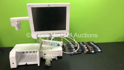 Mixed Lot Including 1 x GE Model No D-PD150 Monitor with 1 x Module Rack (No Power with Damage-See Photos) 1 x Hall Series 4 Oscillator Drill and 32 x Physio Control Ref 3202176-008 Batteries *All Untested*