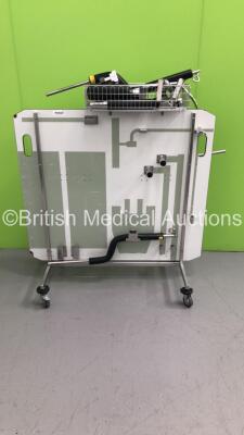 Maquet Operating Table Accessories Stand with Accessories (See Pictures) *S/N NA*