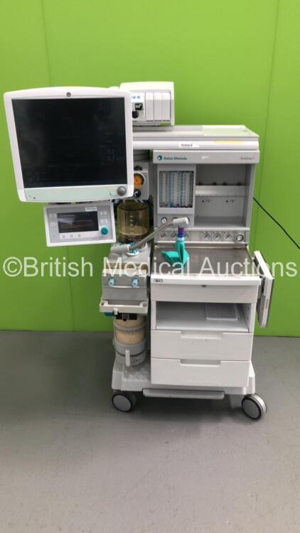 Datex-Ohmeda Aestiva/5 Anaesthesia Machine with Datex-Ohmeda 7900 SmartVent Software Version 4.8PSVPro, Oxygen Mixer, Absorber, Bellows, Hoses, Datex-Ohmeda Patient Monitor, Datex-Ohmeda Module Rack with MultiParameter Module Including NIBP, P1, P2, T1, T