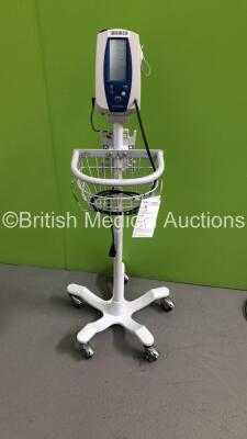 Welch Allyn SPOT Vital Signs Monitor on Stand with BP Hose (Powers Up)