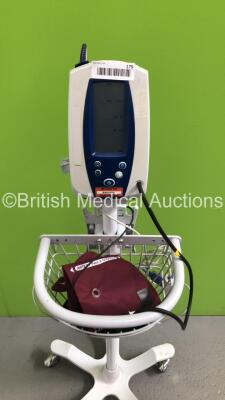 Welch Allyn SPOT Vital Signs Monitor on Stand with BP Hose and Cuff (Powers Up) - 2