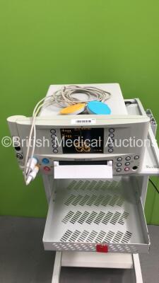 Huntleigh SonicAid FM800 Fetal Monitor on Stand with 1 x ULT1 Transducer and 1 x ULT2 Transducer (Powers Up) - 2