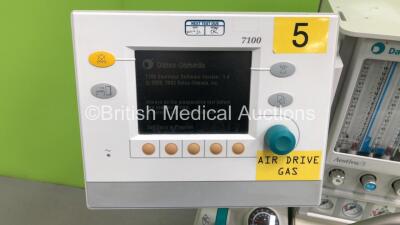 Datex-Ohmeda Aestiva/5 Anaesthesia Machine with Datex-Ohmeda 7100 Ventilator Software Version 1.4 with Bellows, Absorber and Hoses (Powers Up) - 2