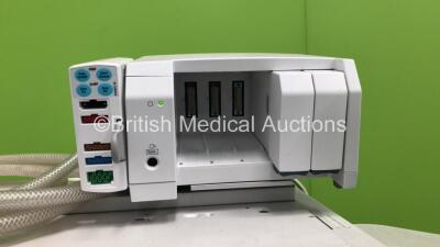 Datex-Ohmeda Aestiva/5 Anaesthesia Machine with Datex-Ohmeda with SmartVent Software Version 3.5, Oxygen Mixer, Absorber, Bellows, Hoses, Datex-Ohmeda B650 Patient Monitor, Datex-Ohmeda Module Rack with MultiParameter Module Including NIBP, P1, P2, T1, T2 - 6