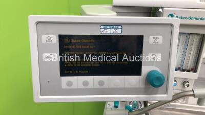 Datex-Ohmeda Aestiva/5 Anaesthesia Machine with Datex-Ohmeda 7900 SmartVent Software Version 4.8PSVPro, Oxygen Mixer, Bellows, Absorber and Hoses (Powers Up) - 2