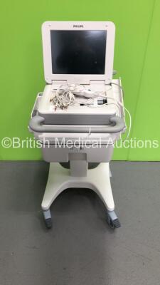 Philips PageWriter TC70 ECG Machine with 10 Lead ECG Leads (Missing KeyBoard Insert - Spares and Repairs) *S/N B5150000898*