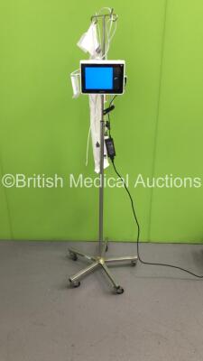 Ambu aView Ref- 405001000 Monitor on Stand with 2 x Handpieces (Powers Up) (GH)