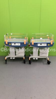 2 x Drager Babytherm 8000 Infant Incubators (Both Power Up)