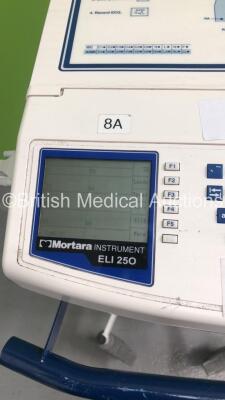 Mortara Instrument ELI 250 ECG Machine on Stand with 1 x 10-Lead ECG Lead (Powers Up) - 2