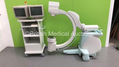 Shimadzu Opescope Activo Mobile C-Arm with Shimadzu Dual Image Intensifier (No Power) *Mfd 10/2004*