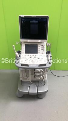 Toshiba Aplio 500 TUS-A500 Flat Screen Ultrasound Scanner *S/n T1D12Y3521* **Mfd 11/2012** Software Version AB_V3.00*R002 with 3 x Transducers / Probes (PLT-70SBT *Mfd 09/2013* / PLT-1204BT *Mfd 11/2012* and PVT-661VT *Mfd 07/2010*) and Sony UP-D897 Digi