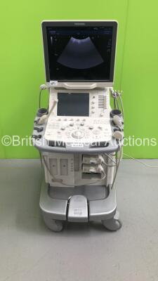 Toshiba Aplio 500 TUS-A500 Flat Screen Ultrasound Scanner *S/N T1F1485554* **Mfd 08/2014** Software Version AB_V4.00*R112 with 3 x Transducers / Probes (PVT-375BT *Mfd 04/2017 / PVT-674BT *Mfd 05/2014 and PVT-661VT *Mfd 02/2009*) and Sony UP-D897 Digital 