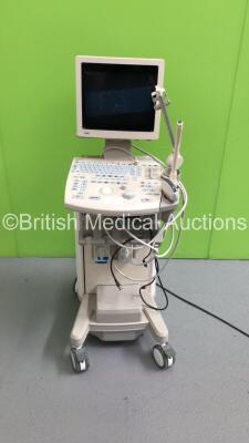 Aloka SSD-1000 Ultrasound Scanner *S/N M09730C* ** Mfd 2006** with 2 x Transducers / Probes (UST-9112-5 and UST-990-5) (HDD REMOVED)