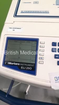 Mortara Instrument ELI 250 ECG Machine on Stand with 1 x 10-Lead ECG Lead (Powers Up) - 3