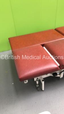 2 x Nesbit Evans Hydraulic Patient Examination Couches (Hydraulics Tested Working) - 3