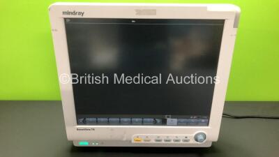 Mindray BeneView T8 Patient Monitor (Powers Up) with Printer Module *Mfd 11/2010*