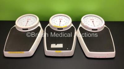 3 x Seca Adult Weighing Scales