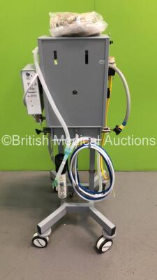 Blease Frontline Genius Induction Anaesthesia Machine Model MUK2SMITA with Blease 2200 MRI Compatible Ventilator,Bellows,Regulator,Job Lot of Monitor Leads and Hoses - 5