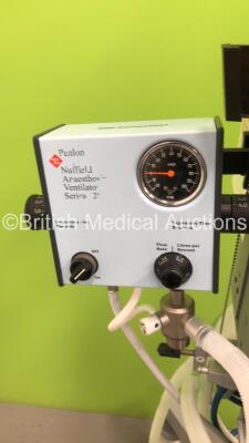 Blease Genius Induction Anaesthesia Machine with InterMed Penlon Nuffield Anaesthesia MRI Compatible Ventilator Series 200,Ventilator Valve and Hoses * SN GENI-000219 * - 2