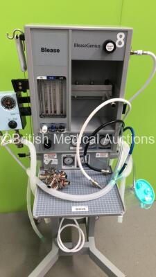 Blease Genius Induction Anaesthesia Machine with InterMed Penlon Nuffield Anaesthesia MRI Compatible Ventilator Series 200,Ventilator Valve and Hoses * SN GENI-000219 * - 4