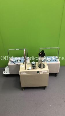 2 x Eschmann VP12-S Suction Units and 1 x Eschmann VP 120H High Vacuum Unit (All Power Up)