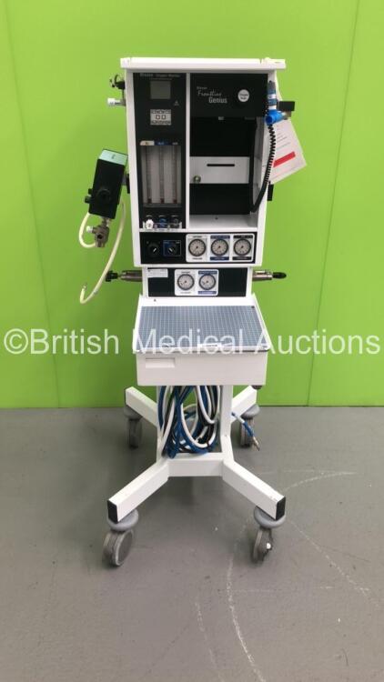 Blease Frontline Genius Induction Anaesthesia Machine with InterMed Penlon Nuffield Anaesthesia MRI Compatible Ventilator Series 200 and Hoses * SN 0800402 *