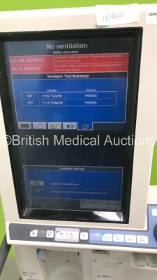 Nellcor Puritan Bennett 840 Ventilator System Software Version 4-070000-85-AN Running Hours 32813 on Stand with Hoses (Powers Up) - 3