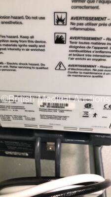 Nellcor Puritan Bennett 840 Ventilator System Software Version 4-070000-85-AN Running Hours 32813 on Stand with Hoses (Powers Up) - 8