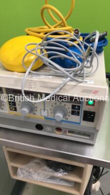 Eschmann TD411RS Minimal Invasive Surgery Unit on Eschmann ST80 Trolley with 3 x Footswitches and Electrode (Powers Up) * Mfd 2008 * - 4