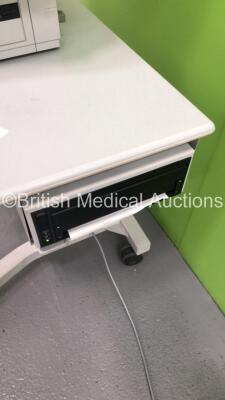 Zeiss Humphrey Field Analyzer Model 720i Rev 4.2 on Motorized Table with Printer and Control Finger Trigger (Powers Up) * SN 720i-8285 * * Mfd 2008 * - 7