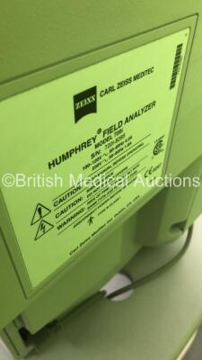 Zeiss Humphrey Field Analyzer Model 720i Rev 4.2 on Motorized Table with Printer and Control Finger Trigger (Powers Up) * SN 720i-8285 * * Mfd 2008 * - 8